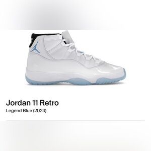 Jordan 11 Retro Legend Blue Athletic Shoes